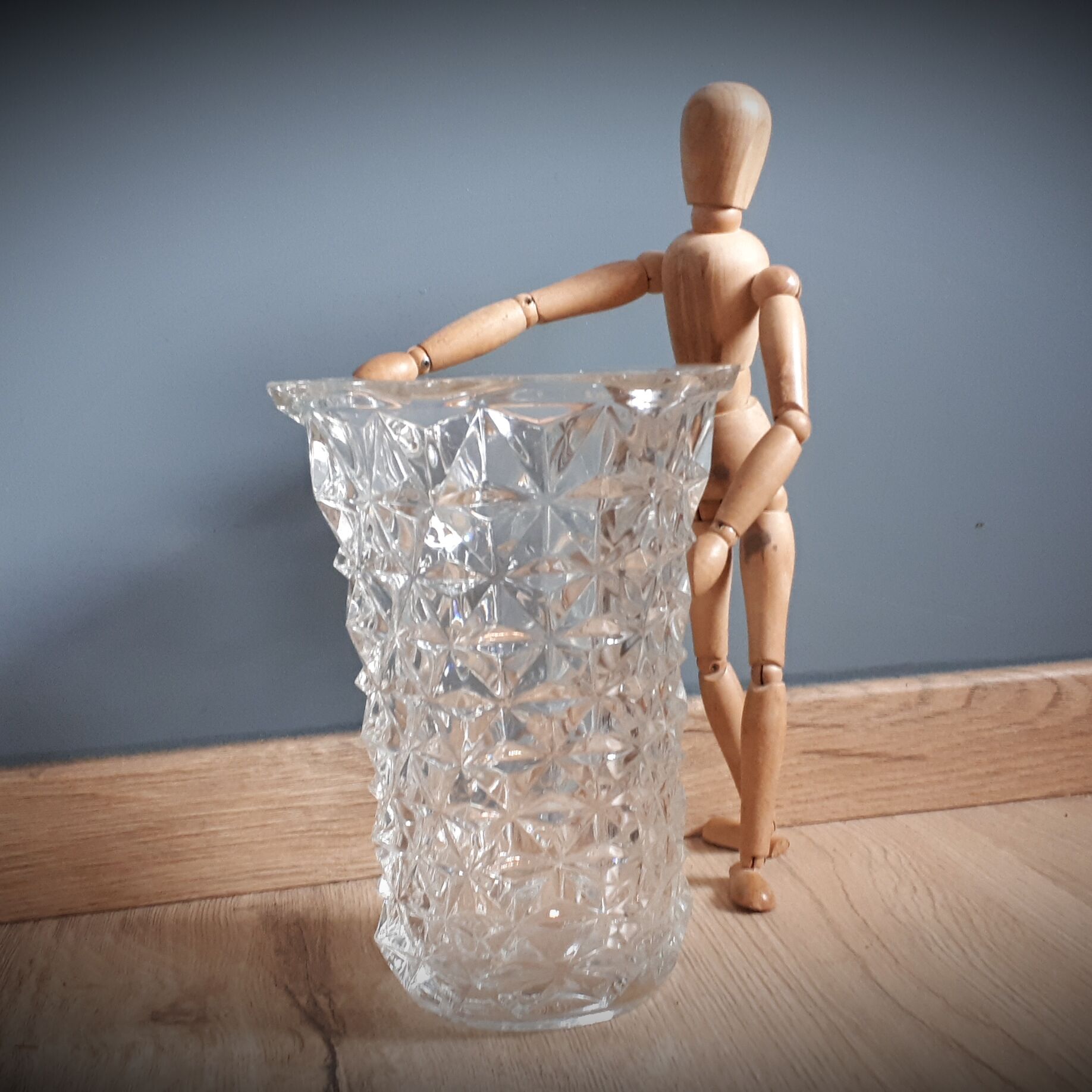 Moulded glass vase 2