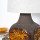 Lampe de table en céramique Løvemose, Danemark, années 1960.