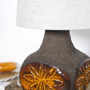 Lampe de table en céramique Løvemose, Danemark, années 1960.