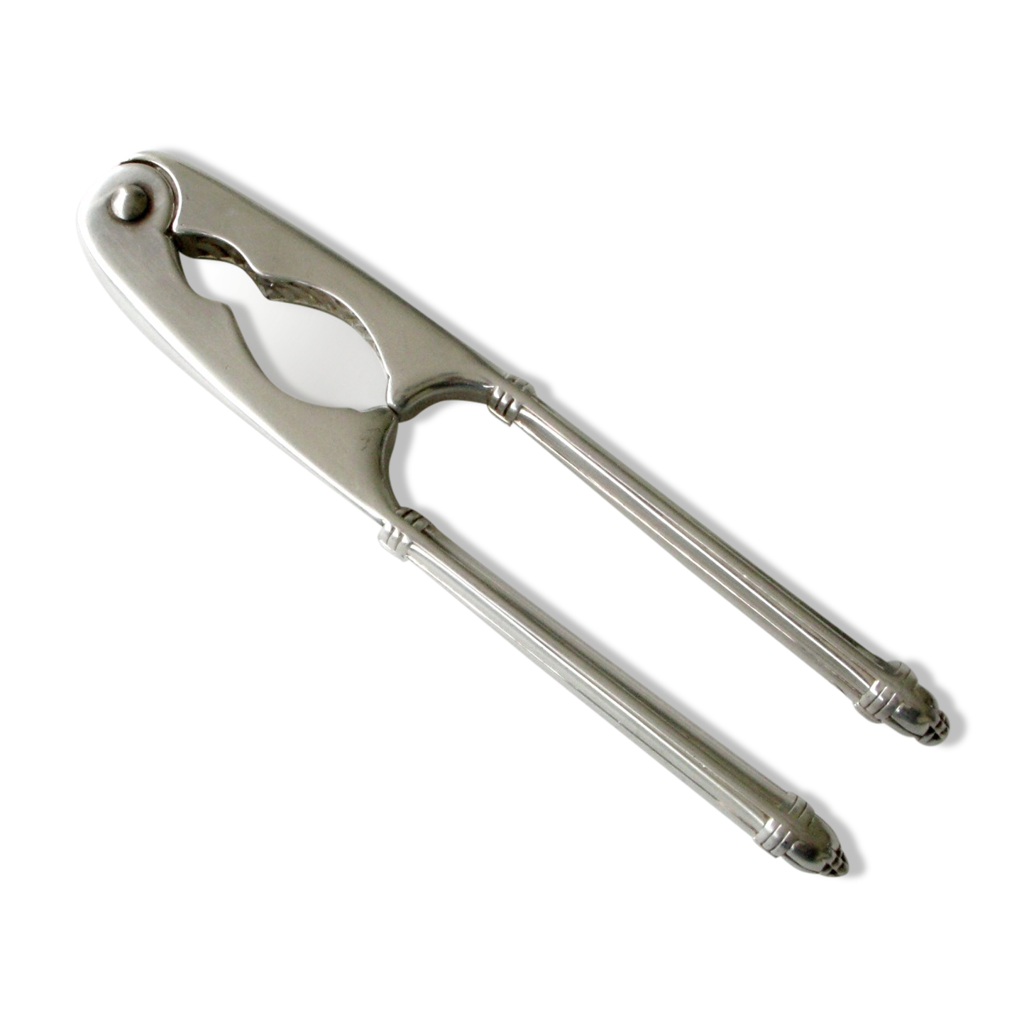 Old nutcracker in silver metal - chissed very heavy -