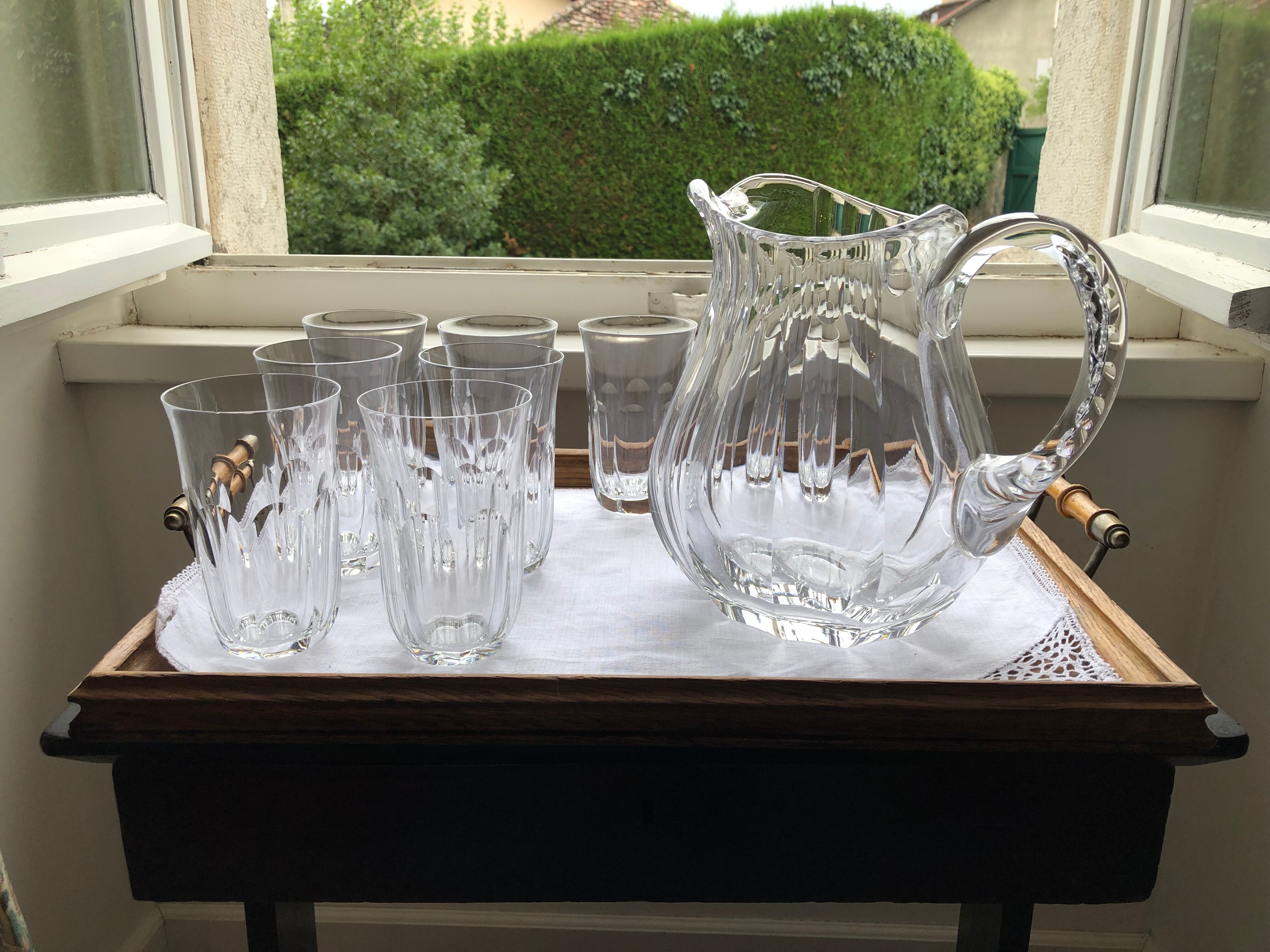 Service of crystal glasses from Wien brand Josephinehütte