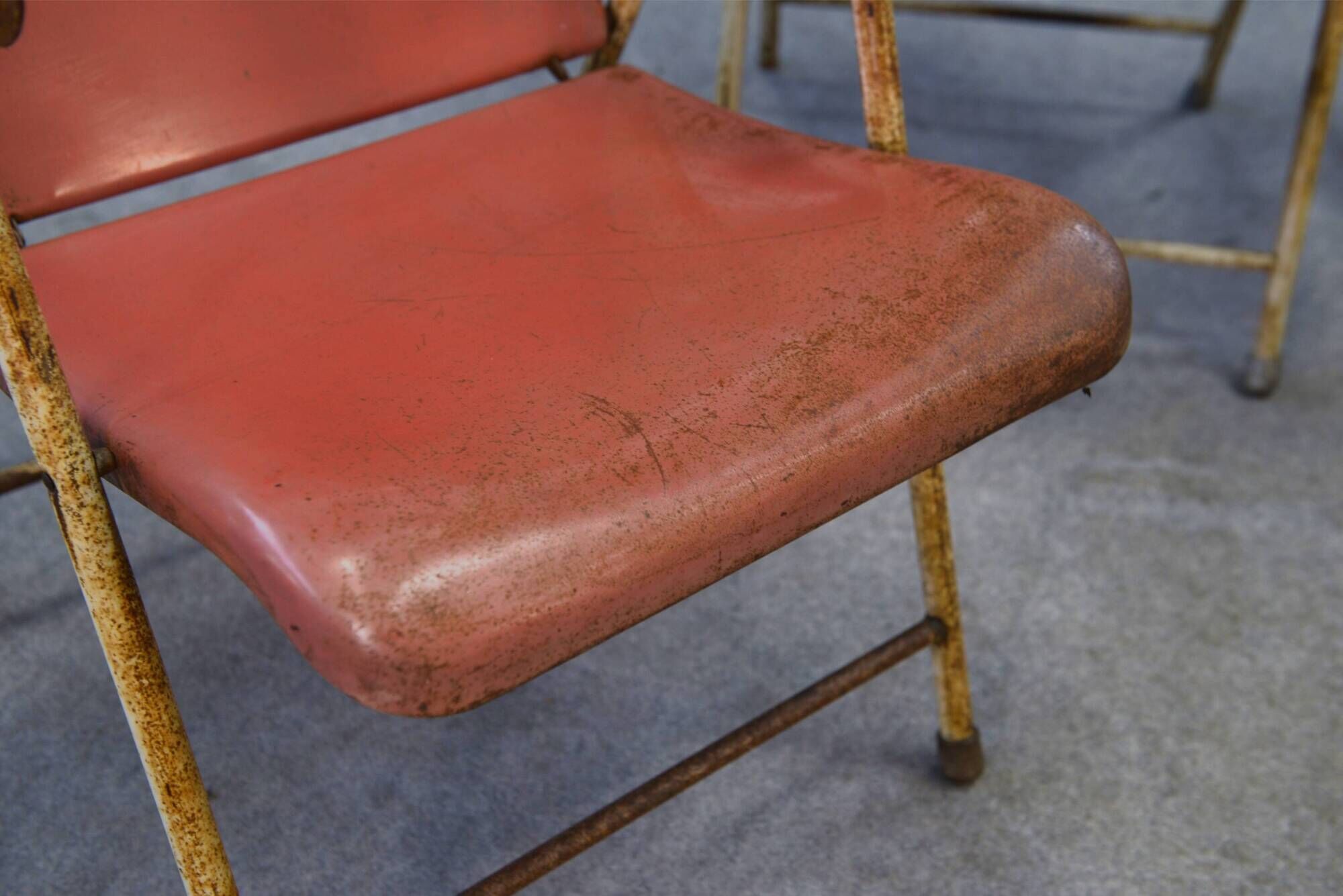 Folding chairs by Russel Wright for Samsonite Chairs 1960s