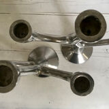 Pair of 70's design candlesticks