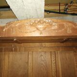Oval mirror bedroom cabinet