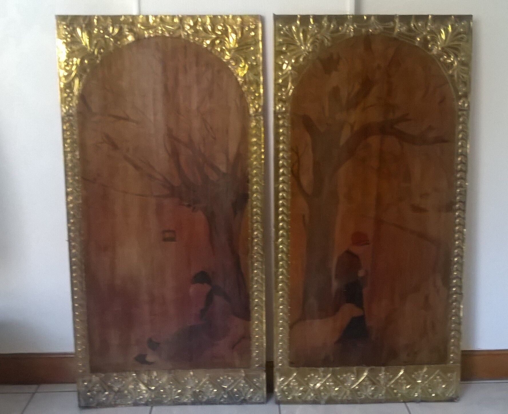 Wooden paintings