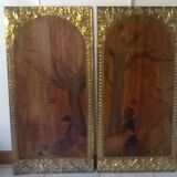 Wooden paintings