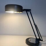 Vintage 1950s industrial black desk lamp - 35 cm