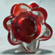 Murano Vase Soliflore "Coral" Vintage 60's Italy