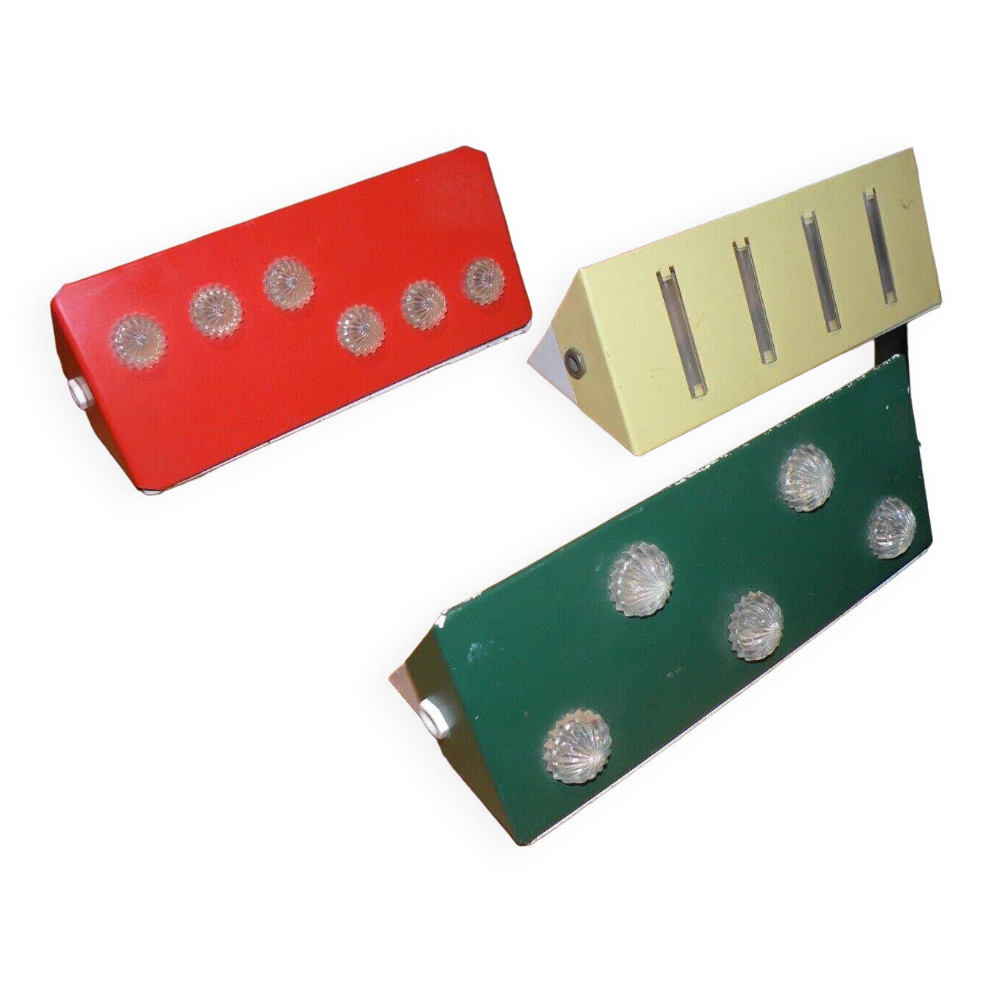 Three Sconces 1960-70, design "Anvia by JJM Hoogervorst" Netherlands