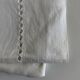 Pair of reserve linen thread pillowcases embroidered with river days without monogram