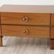 Pair of vintage wooden bedside tables, 1970s