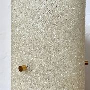 Suspension cylindrique granitée vintage 1970