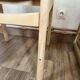 Set of 4 ribbed fabric chairs