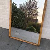 Miroir en rotin 1960