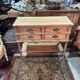 Louis XVI style console in pickled cherry