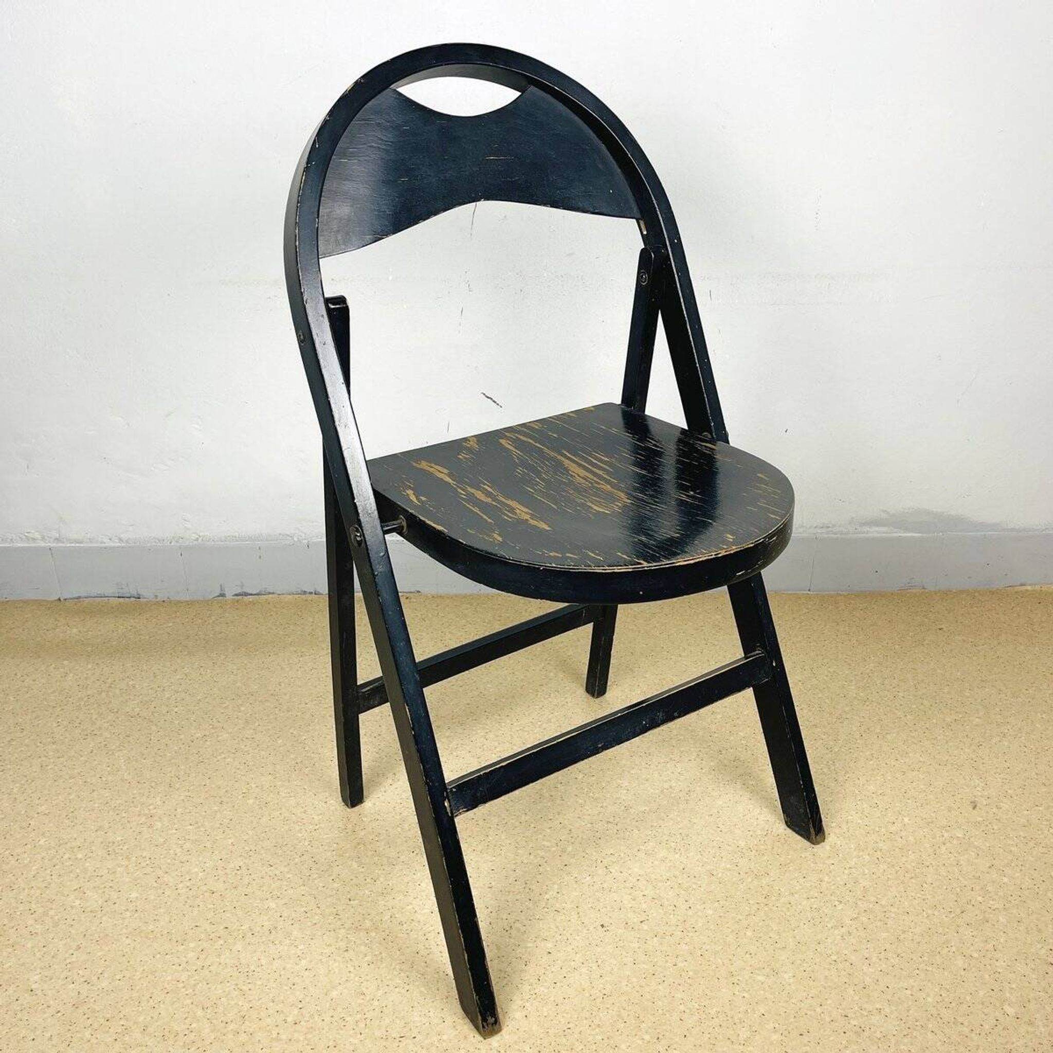 Folding chairs Tric by Achille and Pier Giacomo Castiglioni for BBB Emmebonacina, 1970s.
