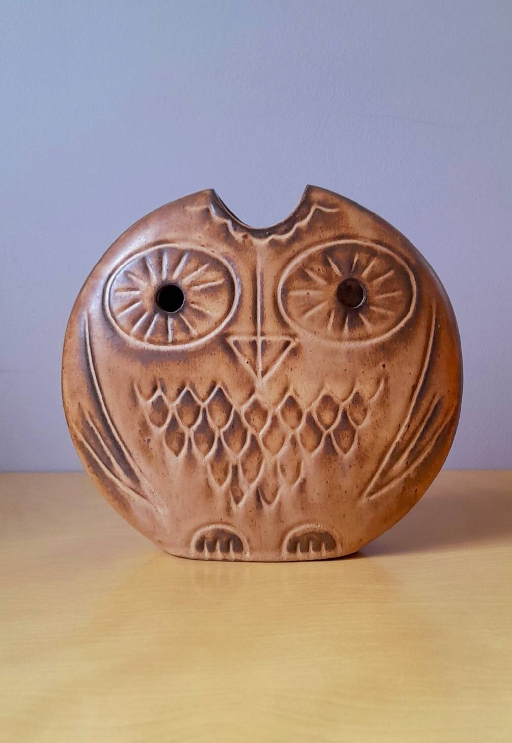 Vase céramique zoomorphe 60s