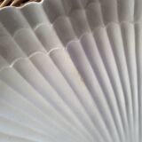 Plat en porcelaine blanche