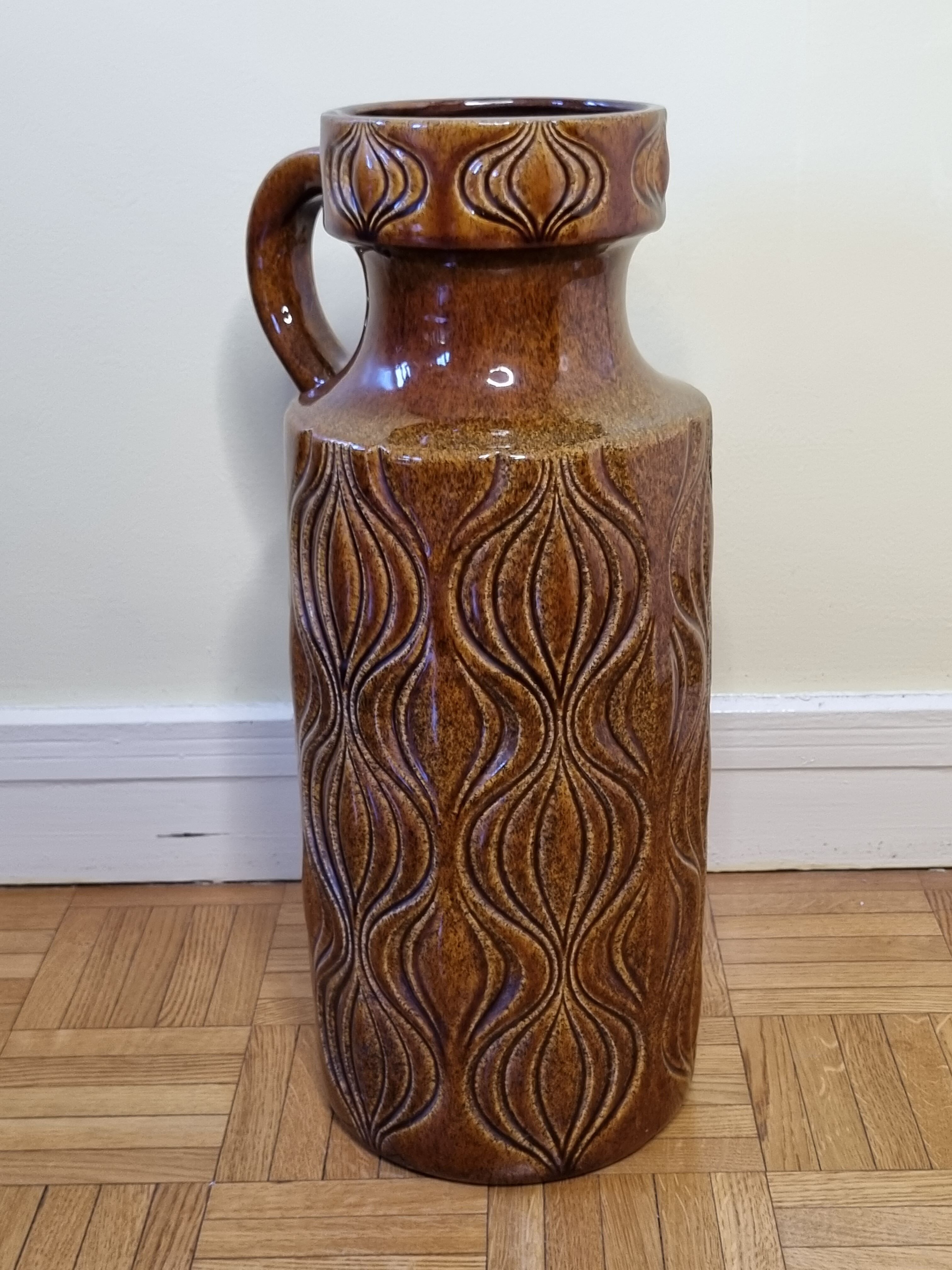 Vintage vase Scheurich Keramik model "Onion", West Germany, XL, 45 cm