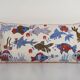 Vintage embroidered cushion cover 46x89 cm