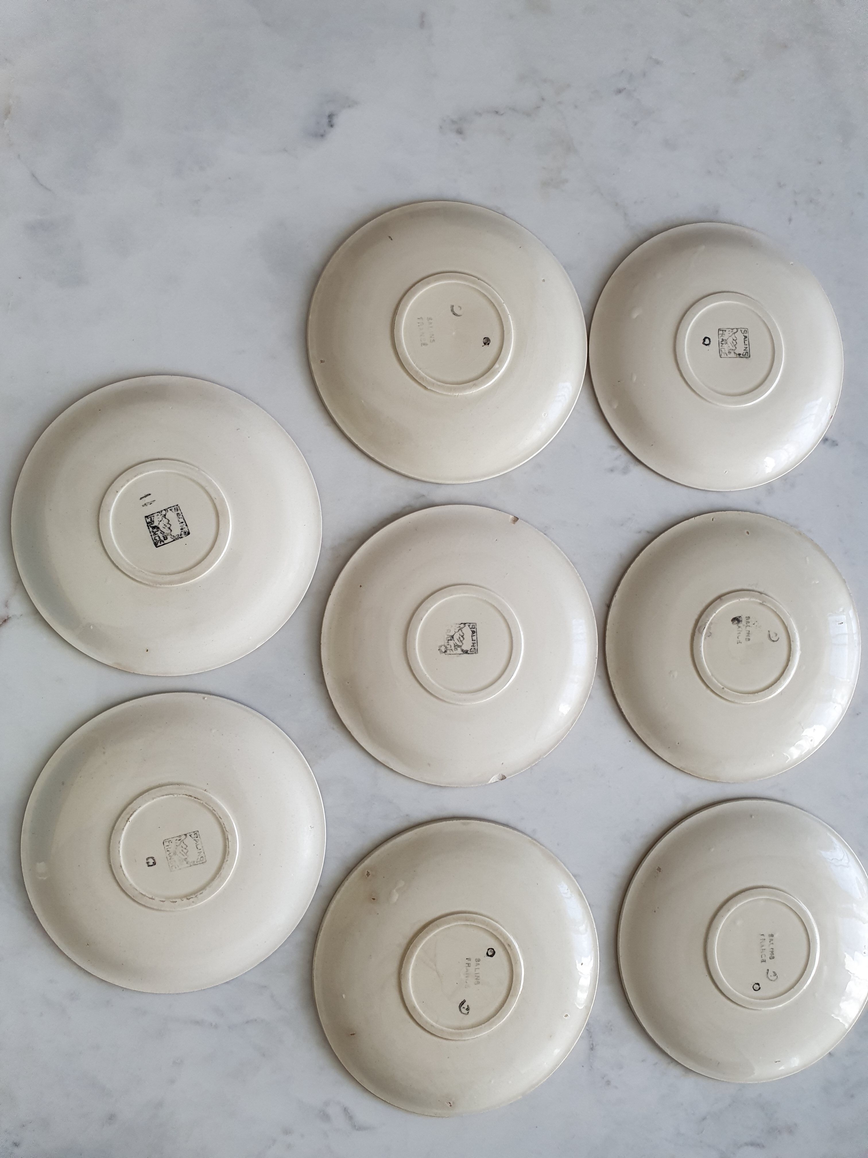 Art Deco tea set earthenware SALINS