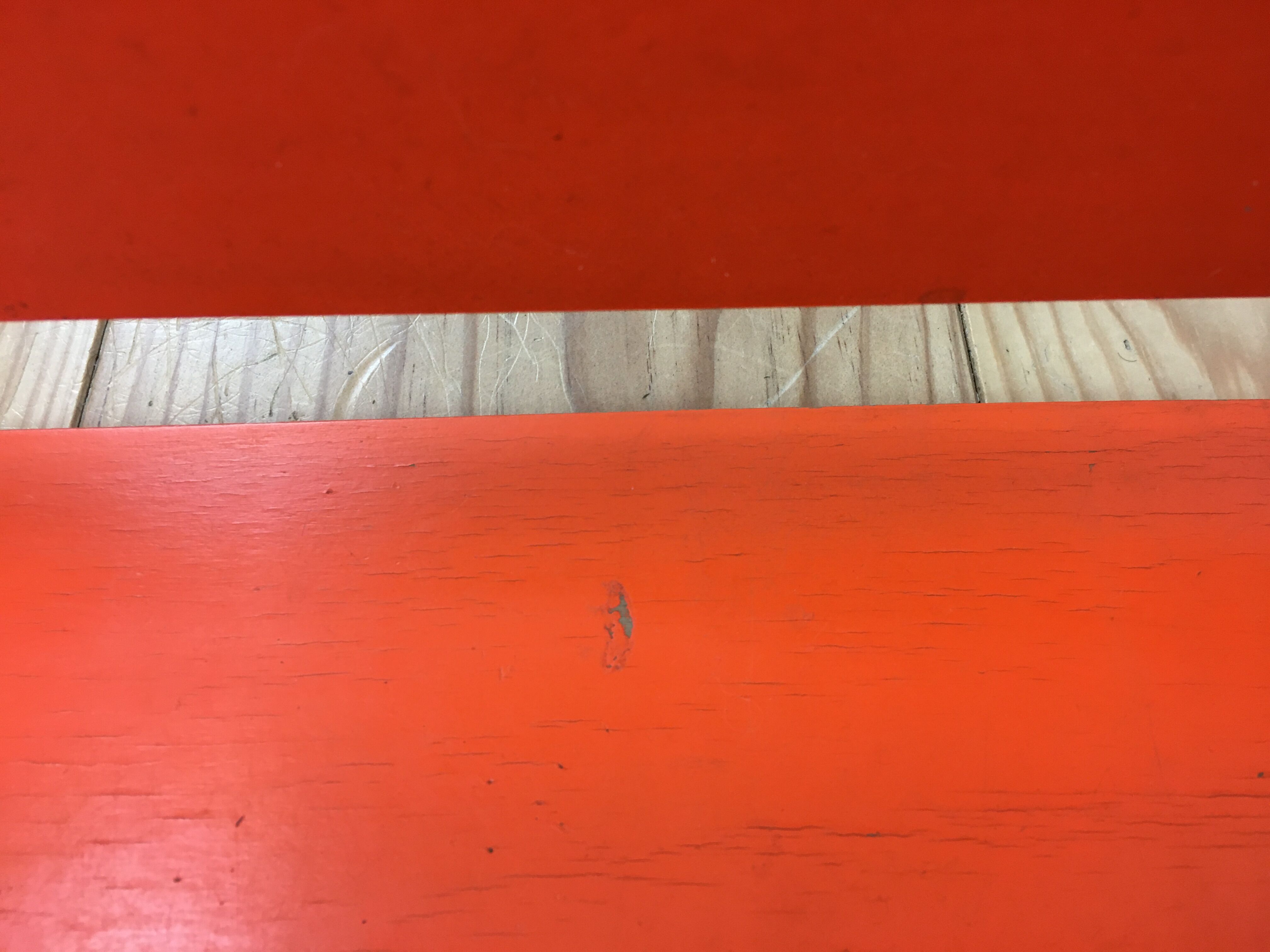 Space age wall coat holder with its tablet 1970 orange