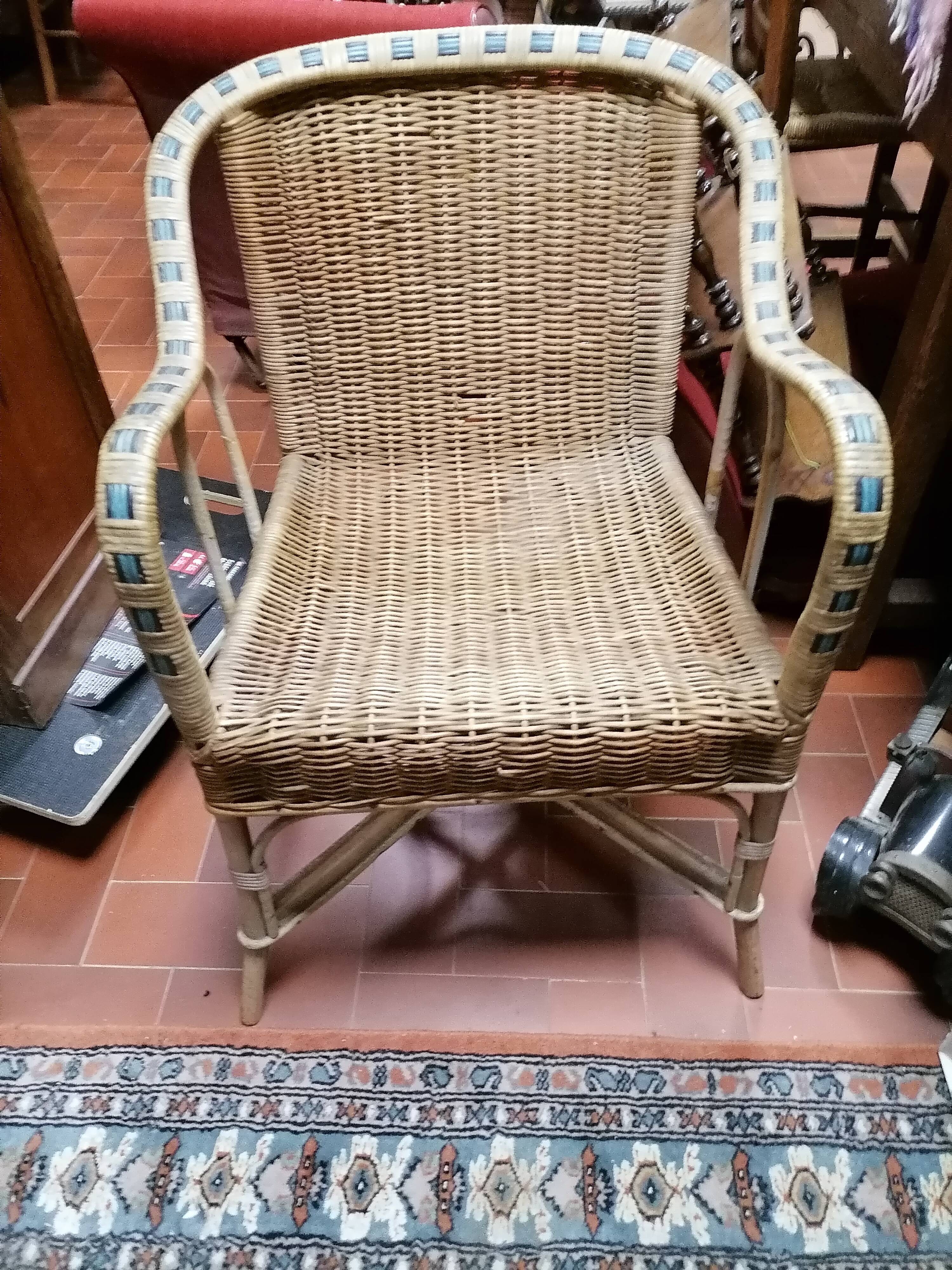 Garden rattan living room
