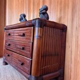 Bamboo chest of drawers