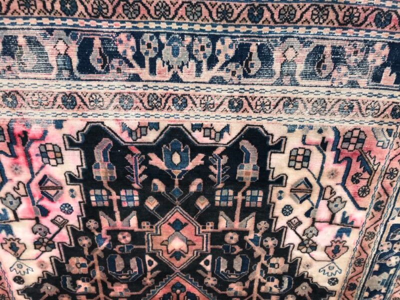 Carpet vintage Persian Hamadan done hand 155 X 262 CM