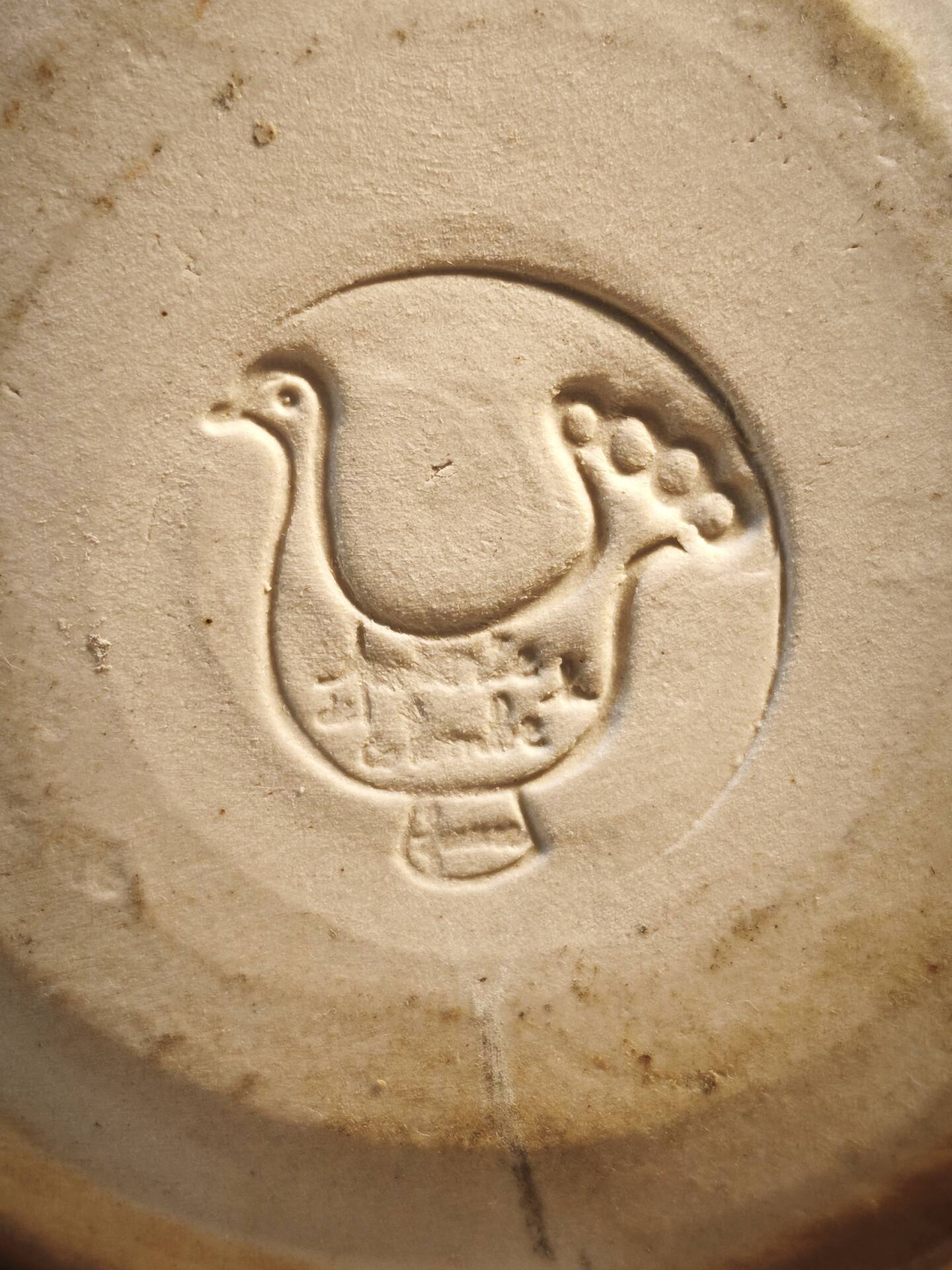 Bowl and saucer Pottery of the Dove Orriule Madeleine Brault