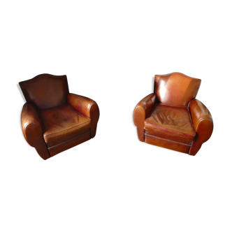 Pair of club armchairs 1920