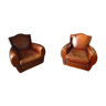 Pair of club armchairs 1920