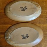 Set of 2 Village CNP Stoneware Dishes