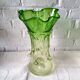 Grand vase verre vert vintage