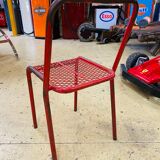 Chaise métal ajourée