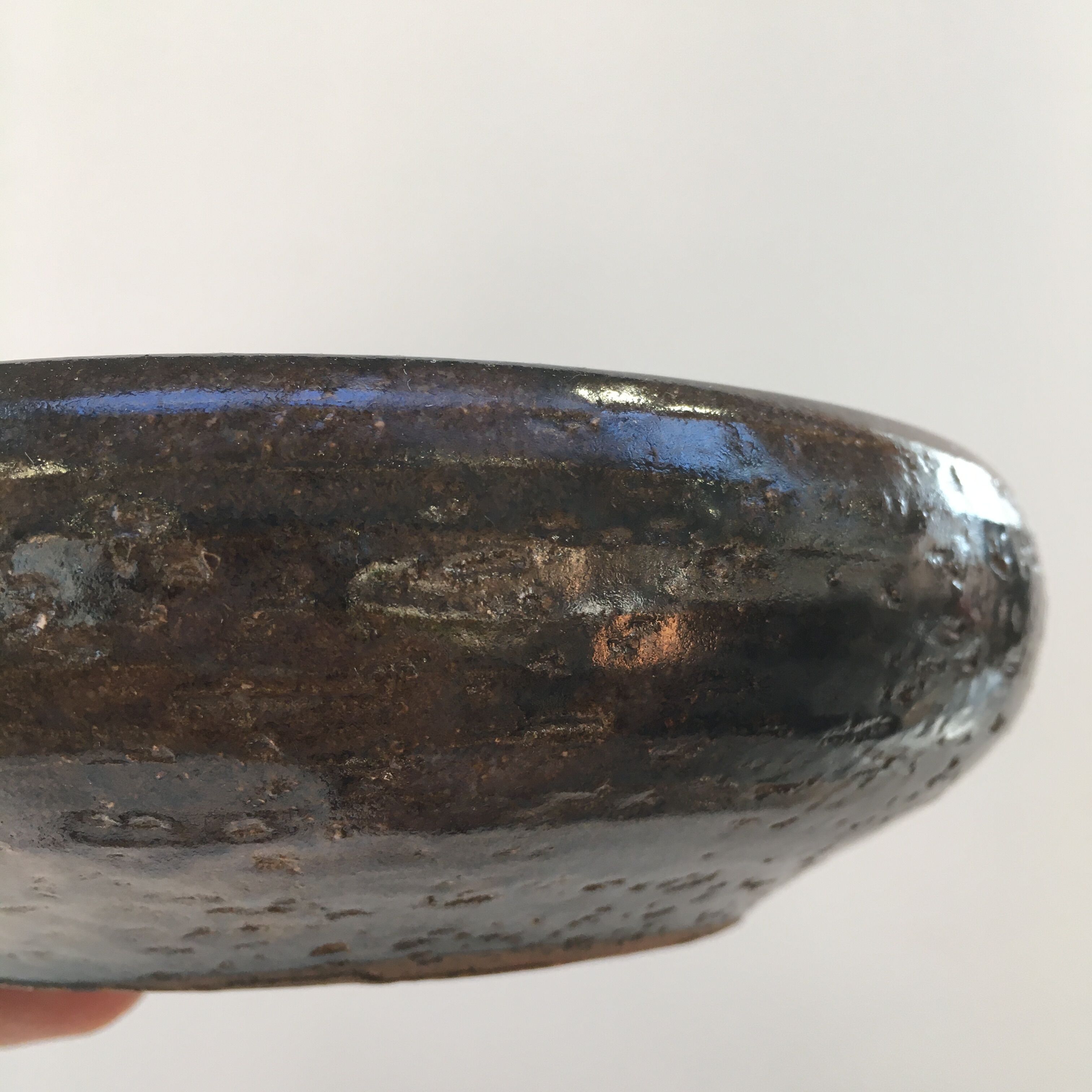 Series of three hollow plates in Jean Marais ceramic