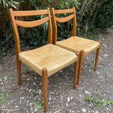 Set of 6 Vintage Scandinavian Chairs