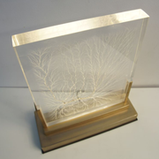 Lampe de bureau doré de Maison Jansen 1970