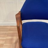 Suite of 4 designer armchairs 1950 "Hartmut Lhomeyer".