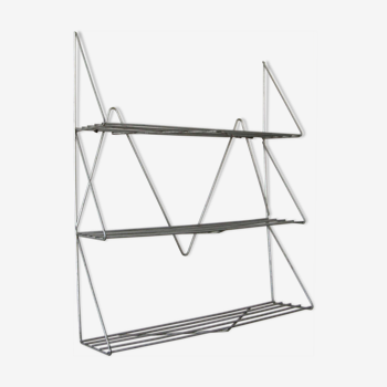 Metal wall shelf