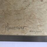 MANESSIER Elegy for Martin Luther King II, 1978. Signed lithograph at c.