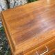 Vintage chest of drawers with compass feet