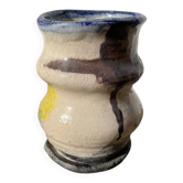 Raku vase / signed ceramic / handmade pottery