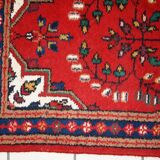 Tapis Vintage Hamadan en Laine, Années 1970, Élégance Florale du Moyen-Orie