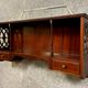 Hanging shelf napoleon iii era mahogany and clear nets