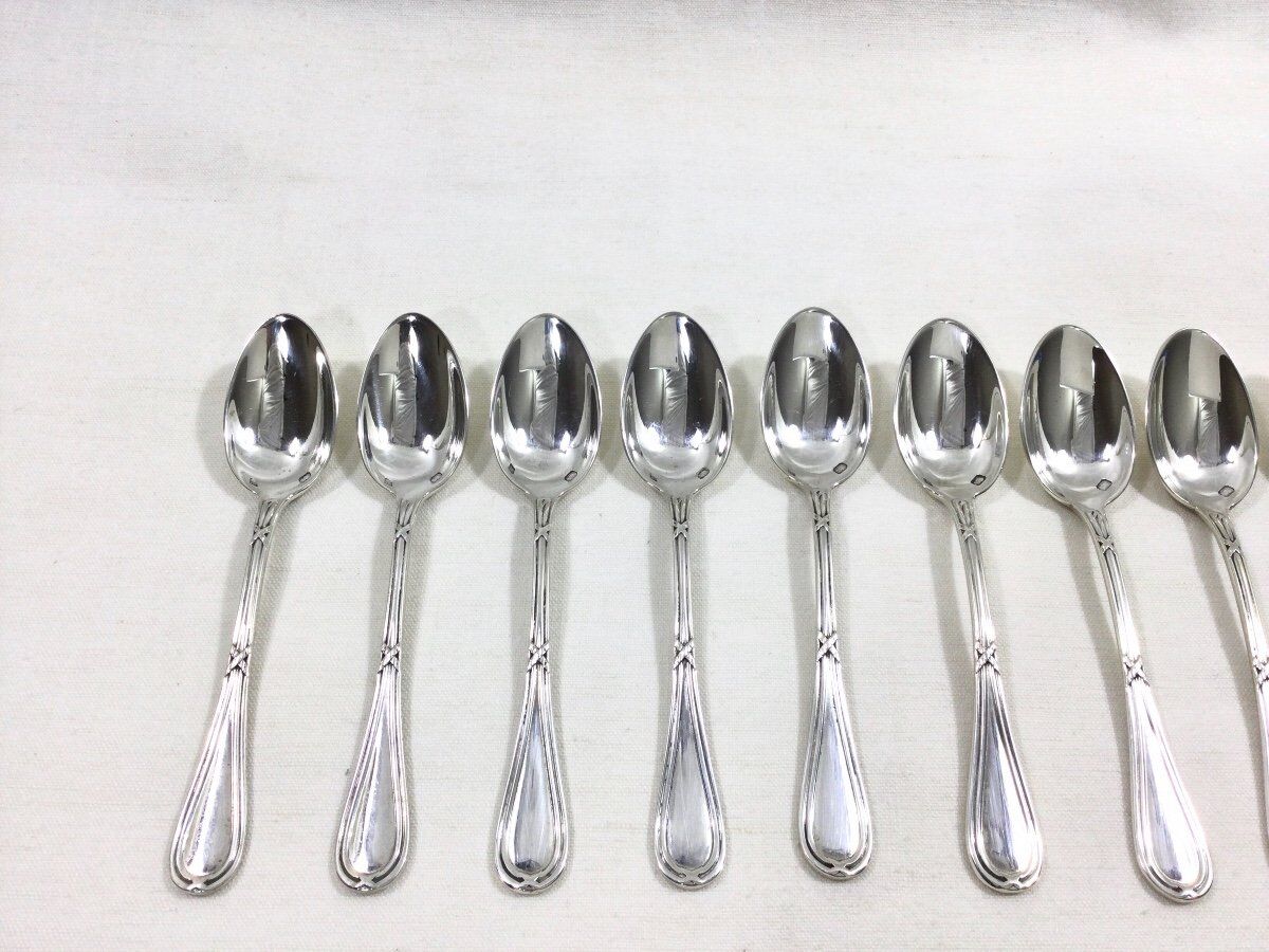 Hénin Et Cie - Spoons in Moka Louis XVI