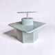 Post modern coffee table with a hidden rotating bar, Germany 1980s