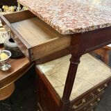 Mahogany barber's dresser