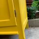 Armoire parisienne jaune poudrée 1950