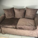 Set of 2 convertible sofas and a wing chair
